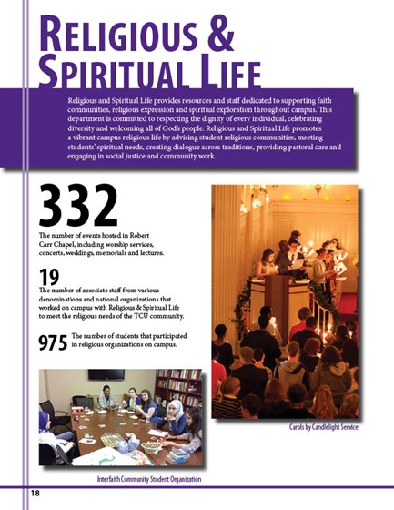 Print Design: TCU Annual Report