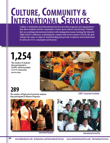 Print Design: TCU Annual Report